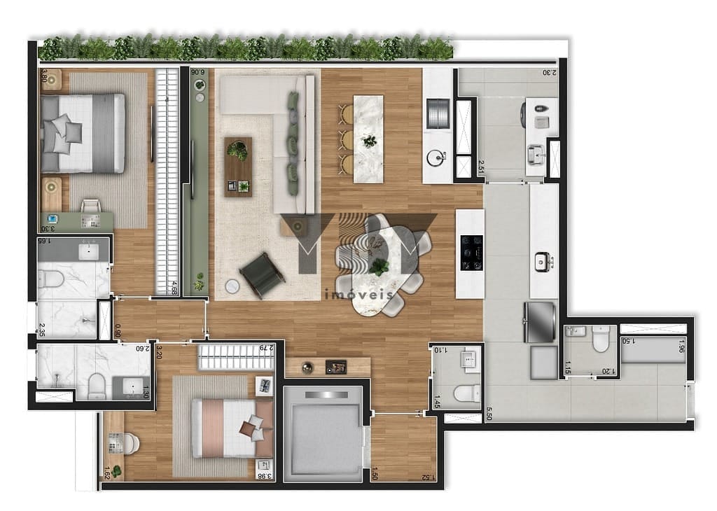 Cobertura, 3 quartos, 244 m² - Foto 25