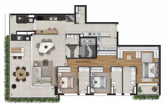 Cobertura, 3 quartos, 244 m² - Foto 26