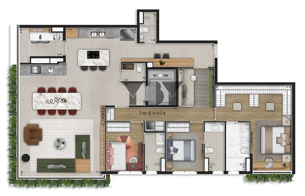 Cobertura, 3 quartos, 244 m² - Foto 27