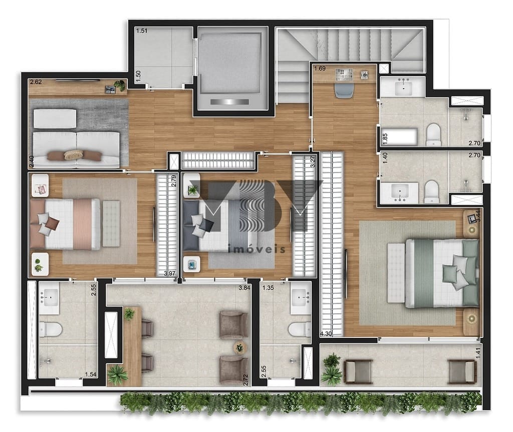 Cobertura, 3 quartos, 244 m² - Foto 28