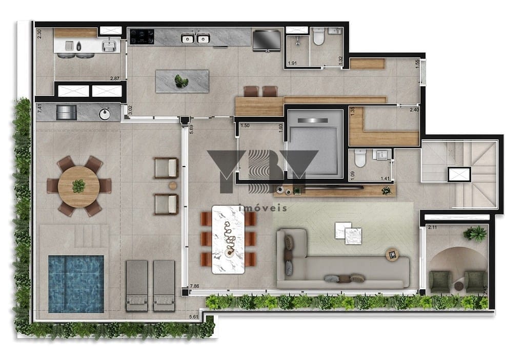 Apartamento, 3 quartos, 167 m² - Foto 31