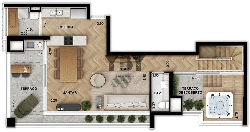 Cobertura, 3 quartos, 233 m² - Foto 31
