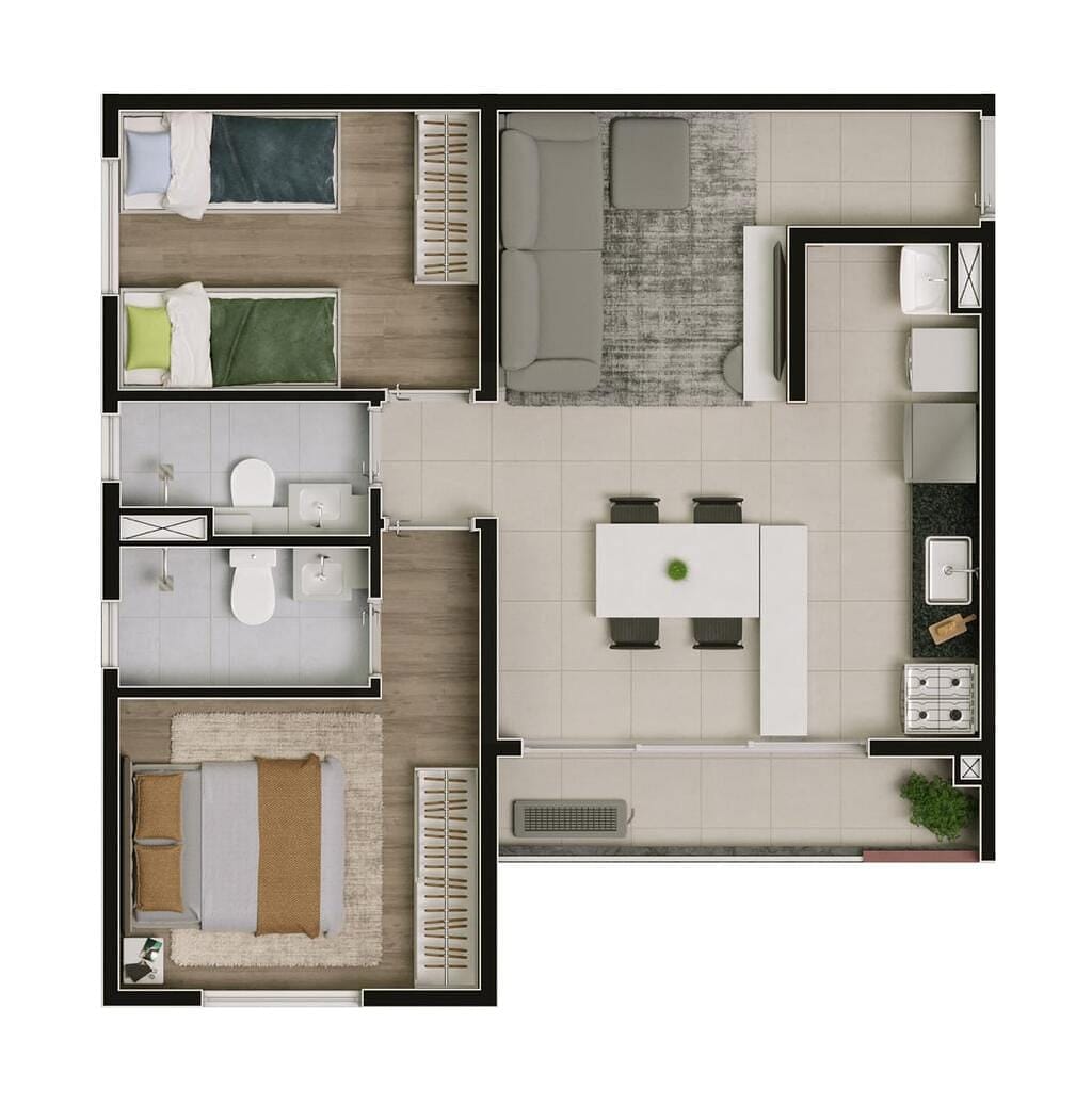 Apartamento, 2 quartos, 73 m² - Foto 17