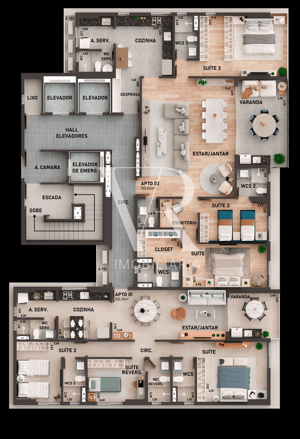 Apartamento à venda com 3 quartos, 82m² - Foto 31