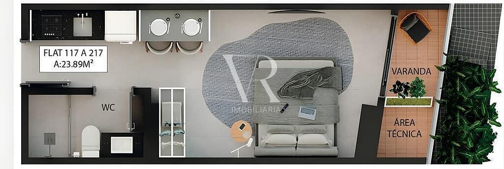 Apartamento à venda com 1 quarto, 22m² - Foto 23