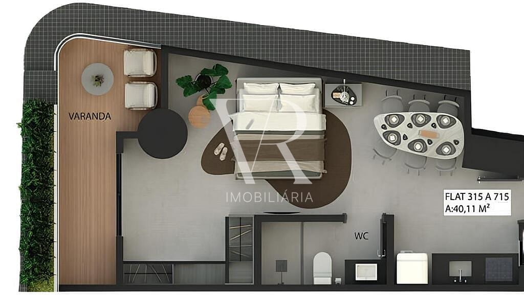 Apartamento à venda com 1 quarto, 22m² - Foto 24