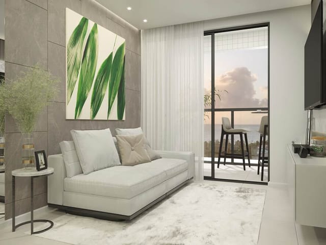 Apartamento 2 quartos e 2 banheiros, à venda, no bairro Ponta de Campina em Cabedelo