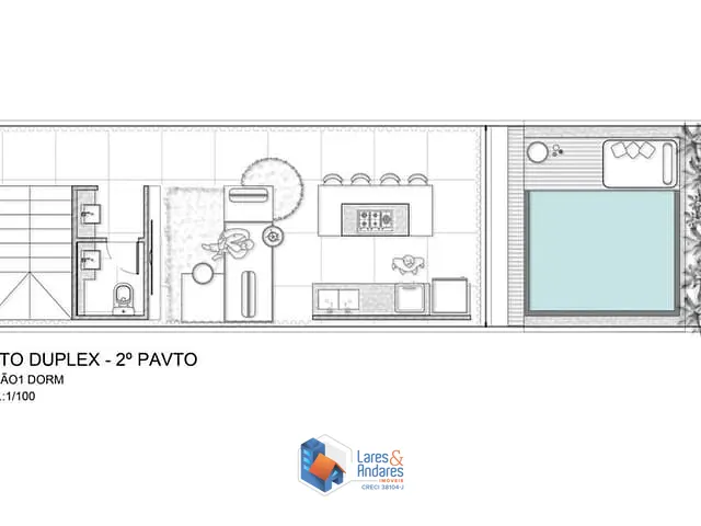 Cobertura / Penthouse 2 quartos e 3 banheiros, à venda, no bairro Vila Madalena em São Paulo