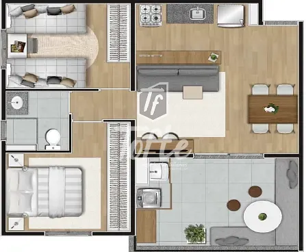 Apartamento, 1 quarto, 24 m² - Foto 17