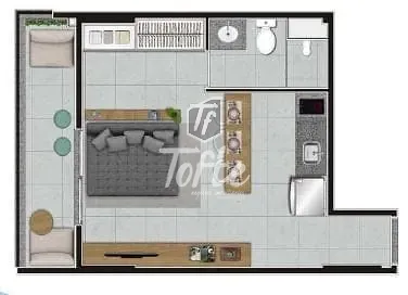 Apartamento, 1 quarto, 24 m² - Foto 21