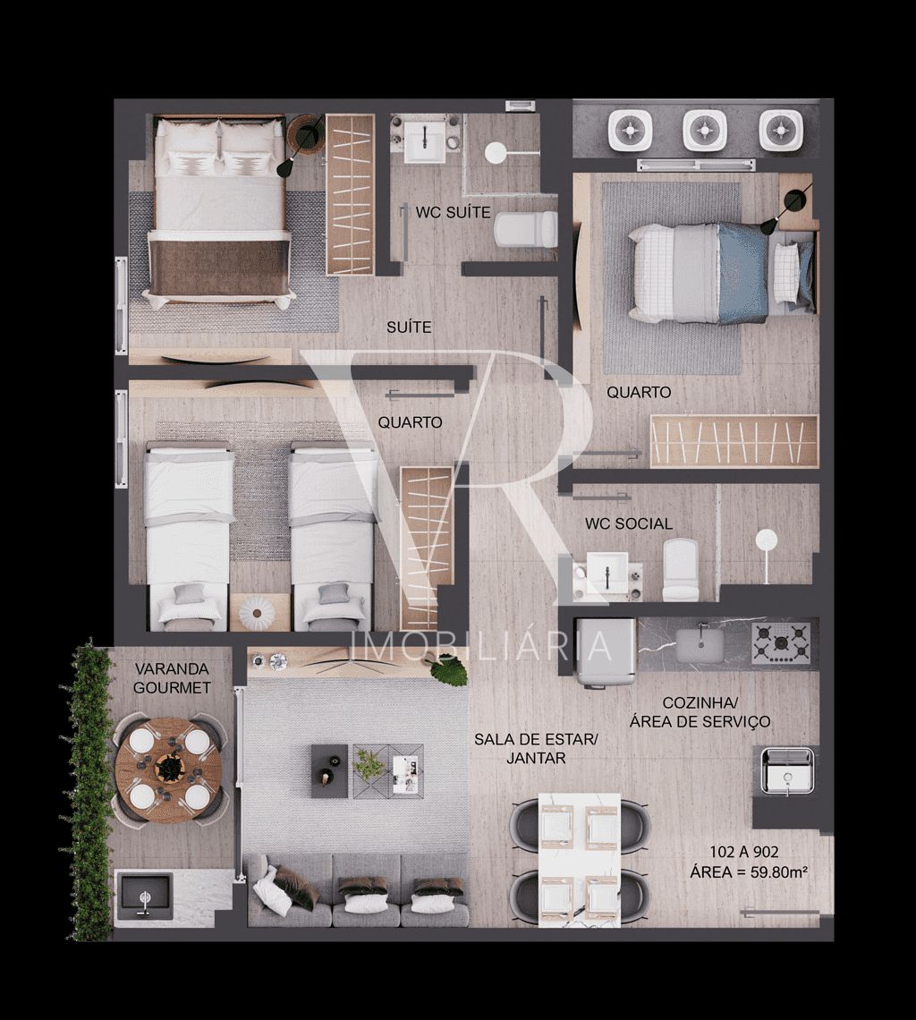 Cobertura à venda com 2 quartos, 105m² - Foto 34