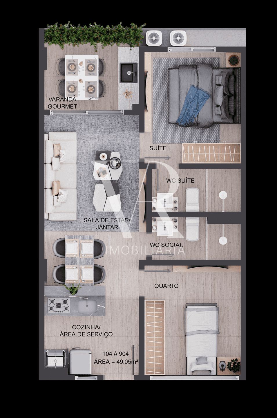 Apartamento à venda com 2 quartos, 58m² - Foto 30