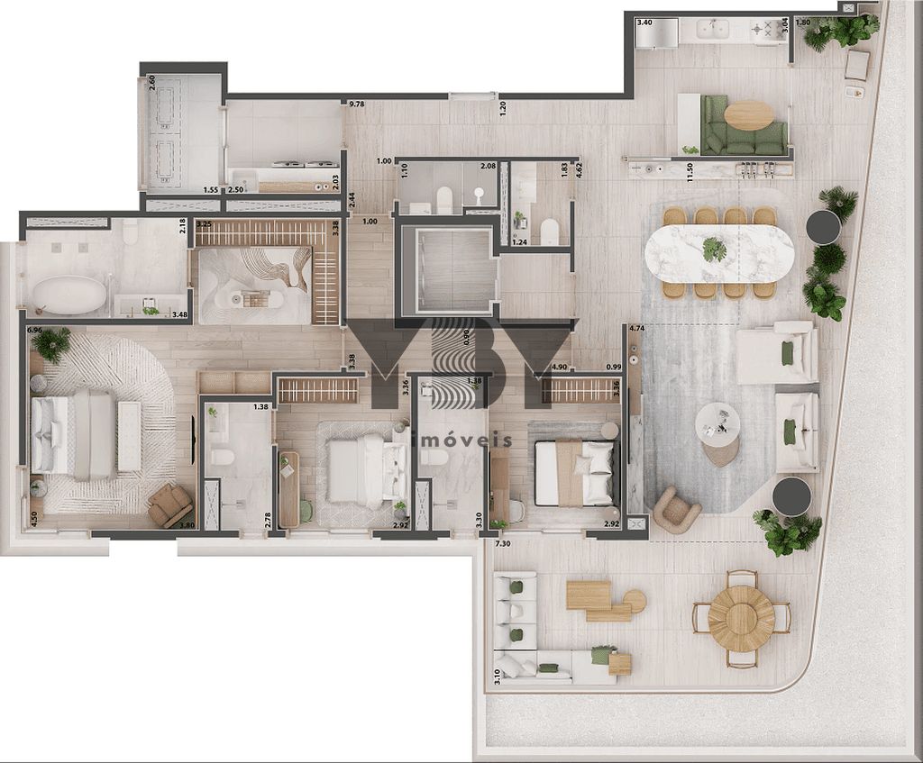 Cobertura, 4 quartos, 478 m² - Foto 14