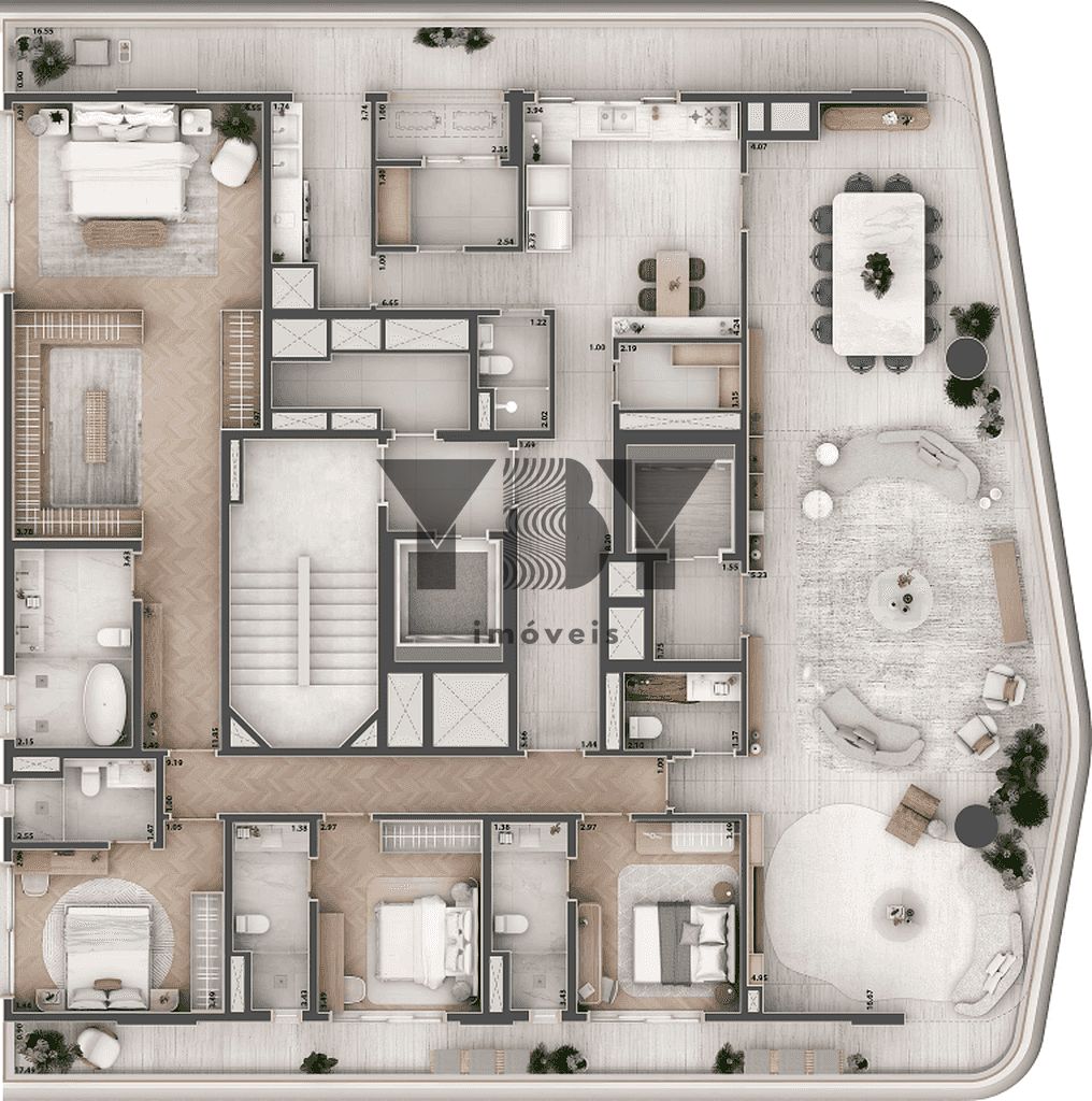 Cobertura, 4 quartos, 478 m² - Foto 16