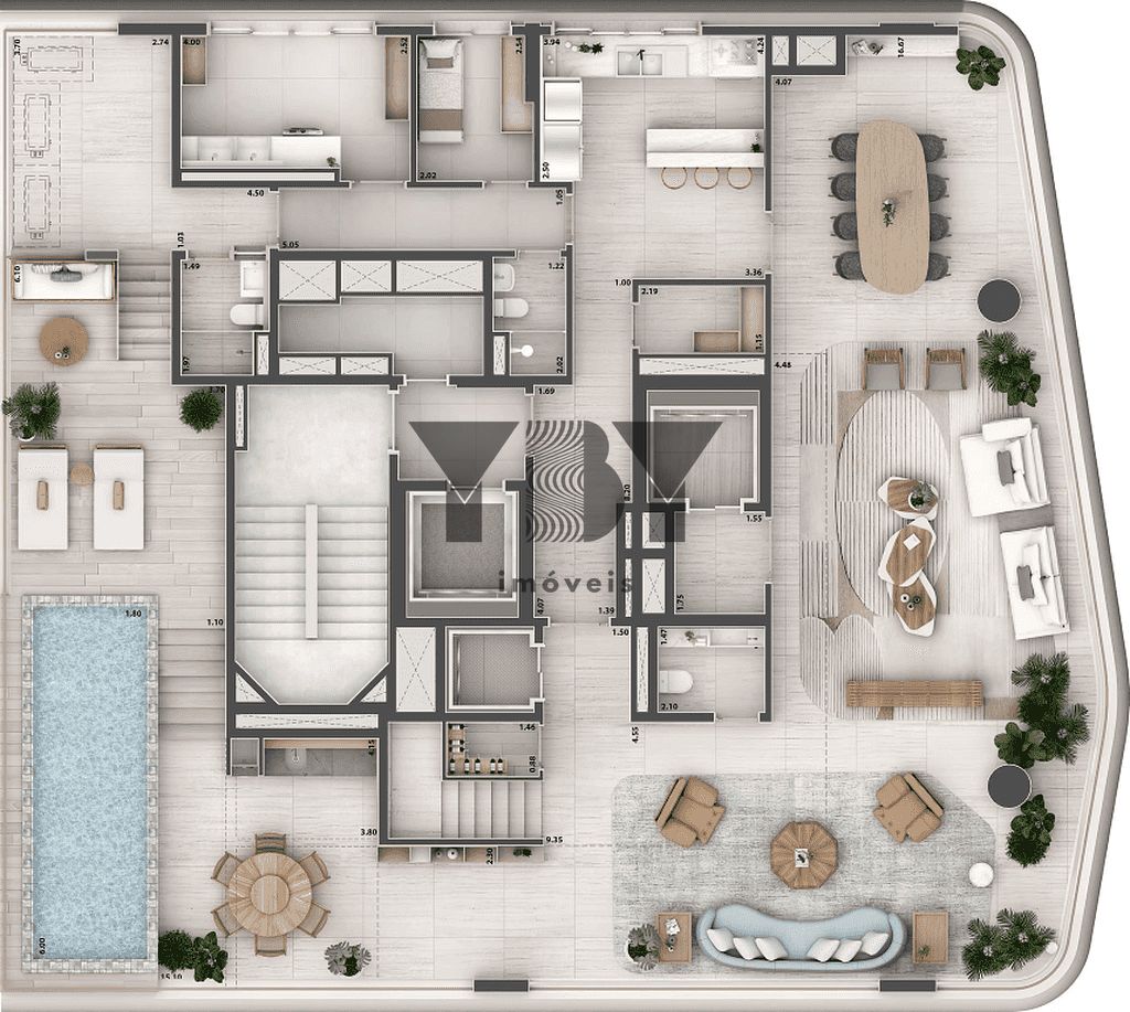 Cobertura, 4 quartos, 478 m² - Foto 17