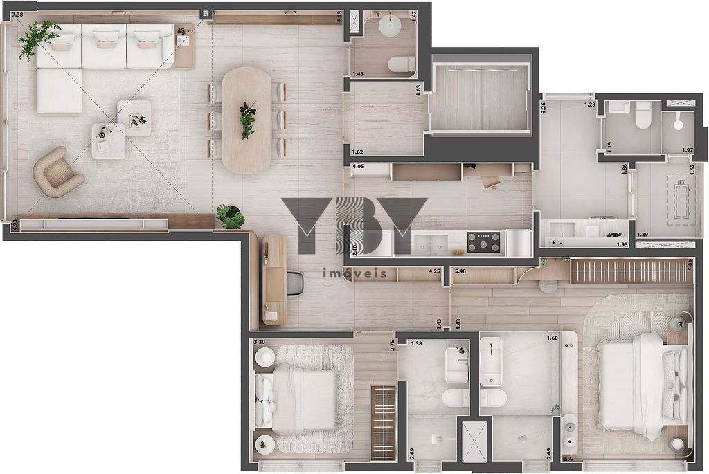 Apartamento, 3 quartos, 181 m² - Foto 10