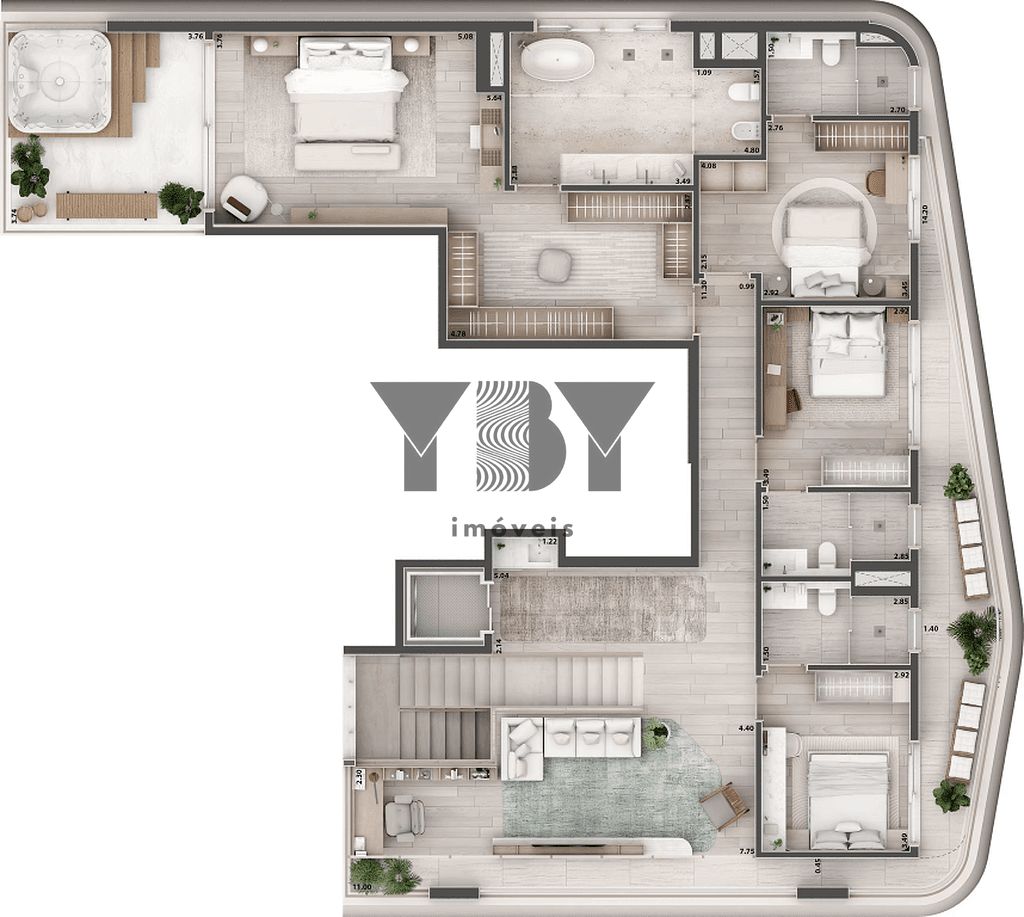 Apartamento, 3 quartos, 181 m² - Foto 18