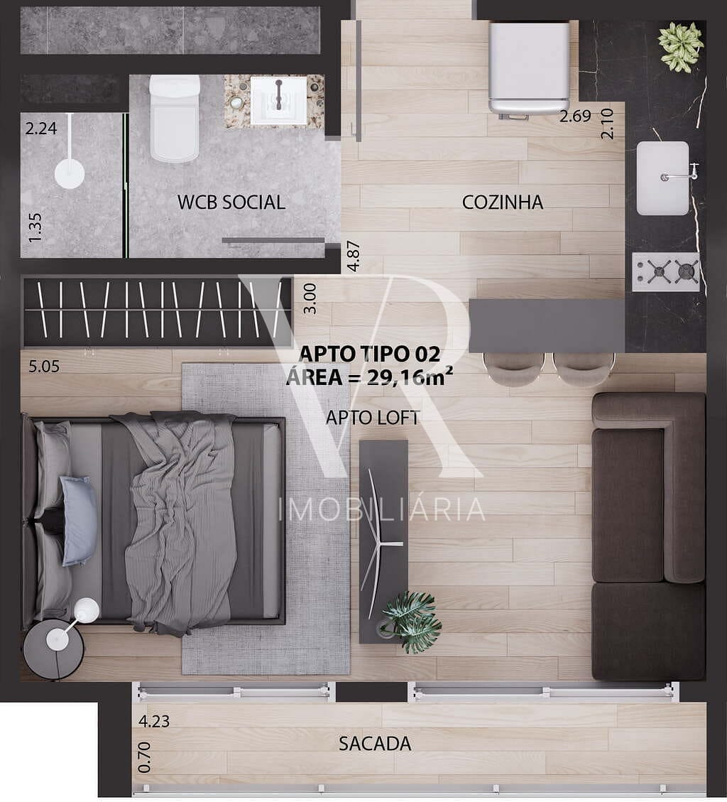 Apartamento à venda com 2 quartos, 46m² - Foto 41