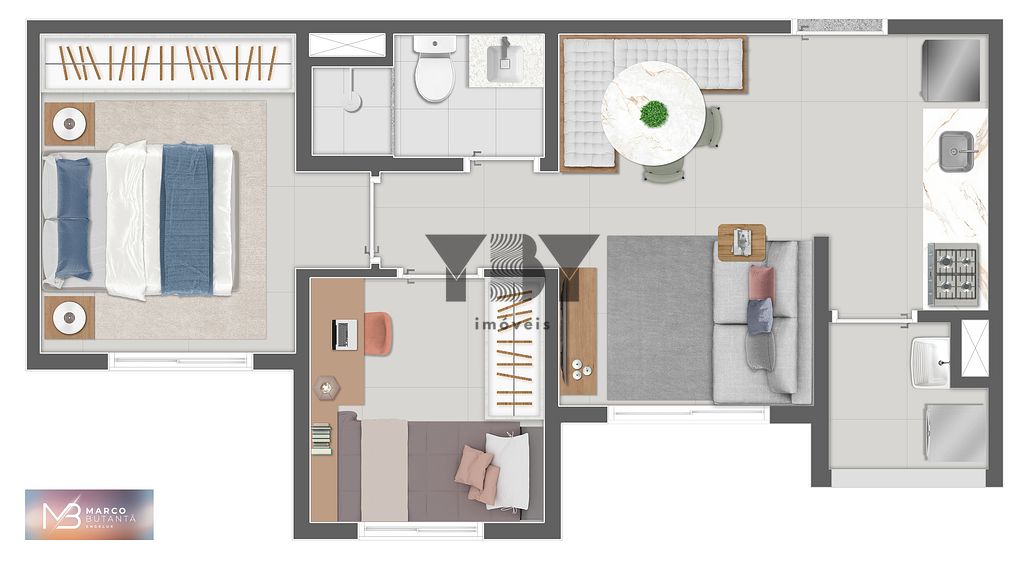 Apartamento, 2 quartos, 37 m² - Foto 22