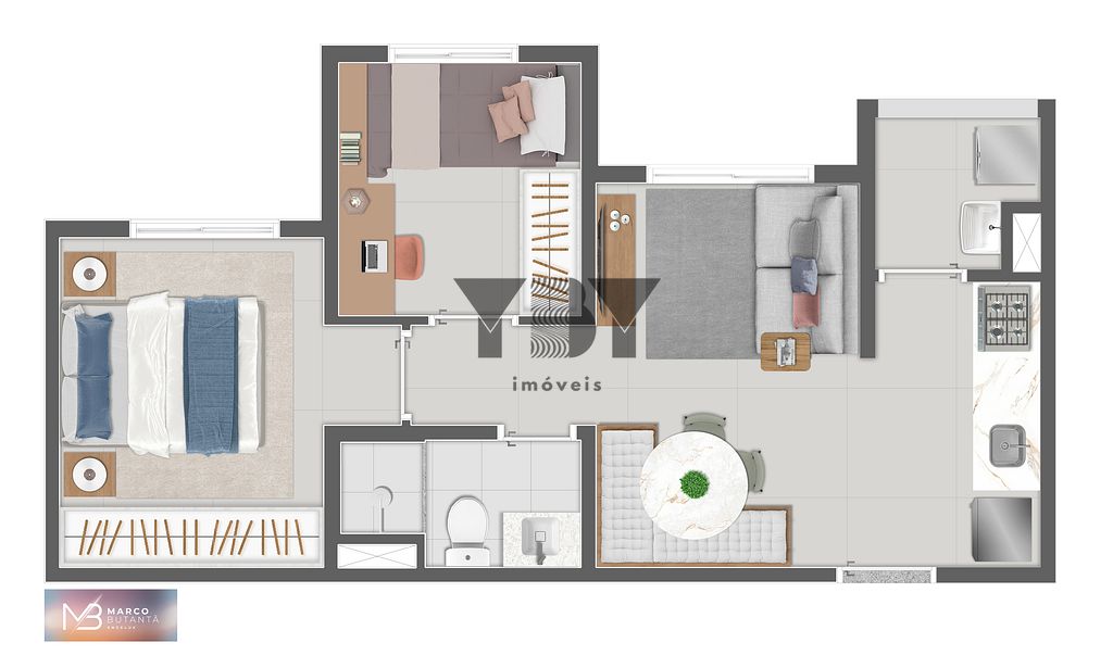 Apartamento, 2 quartos, 39 m² - Foto 23