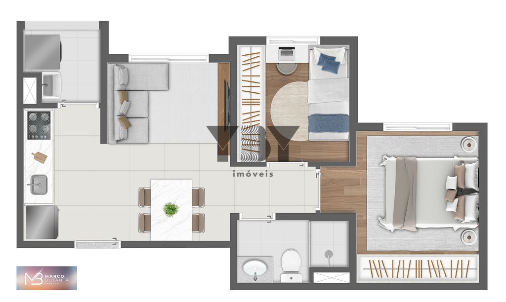 Apartamento, 2 quartos, 39 m² - Foto 24