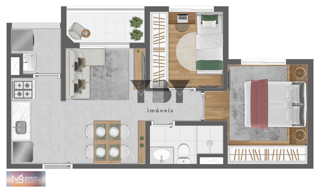 Apartamento, 2 quartos, 39 m² - Foto 29