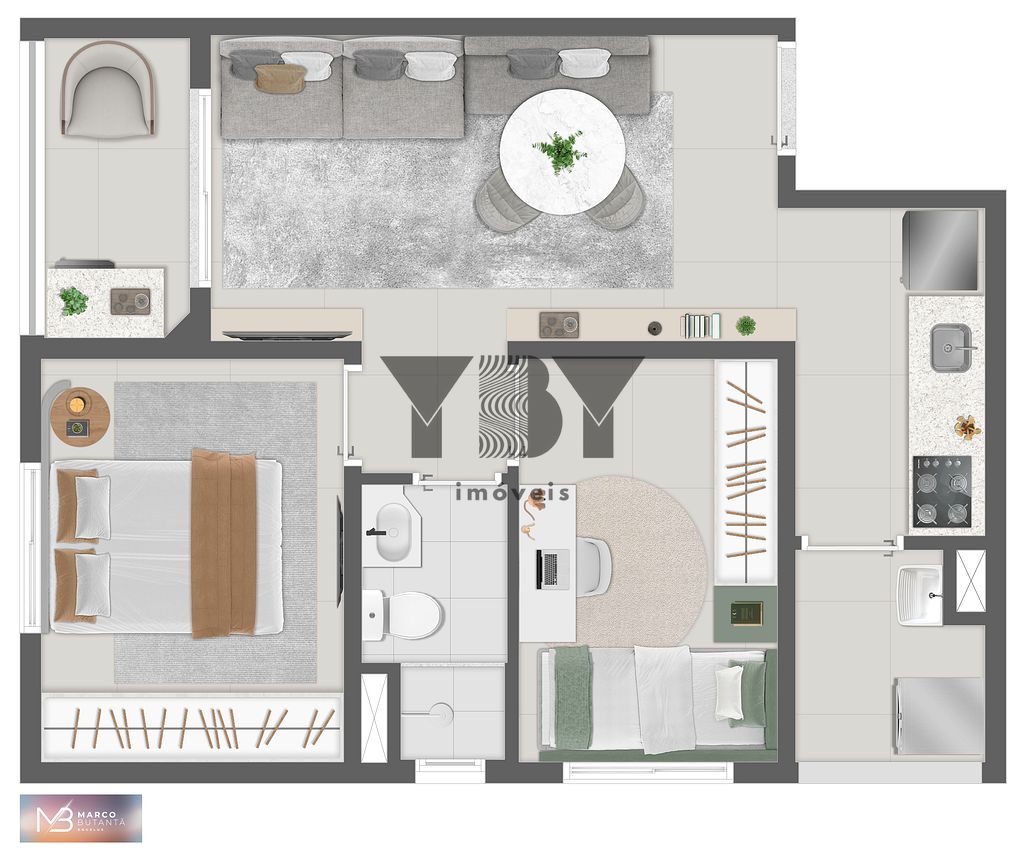 Apartamento, 2 quartos, 39 m² - Foto 26