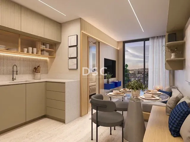 Apartamento 1 quarto e 1 banheiro, à venda, no bairro Água Verde em Curitiba