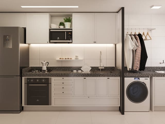 Apartamento 3 quartos e 2 banheiros, à venda, no bairro Ponta de Campina em Cabedelo