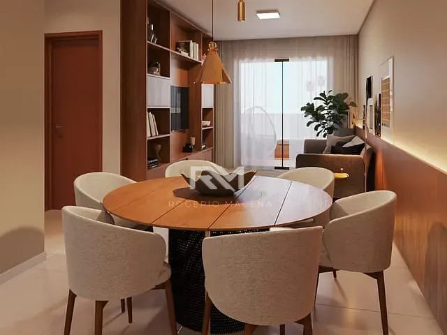 Apartamento 3 quartos e 2 banheiros, à venda, no bairro Ponta de Campina em Cabedelo