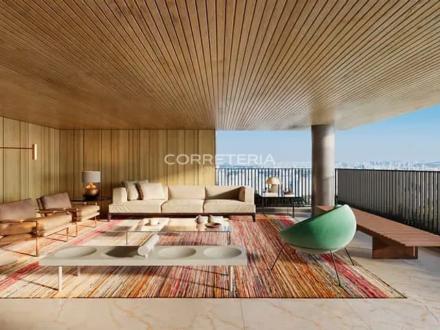 Apartamento 4 quartos e 6 banheiros, à venda, no bairro Moema em São Paulo