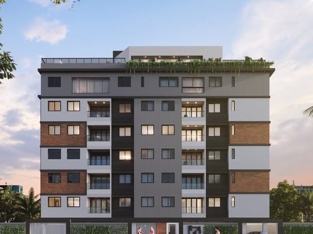 Apartamento 3 quartos e 2 banheiros, à venda, no bairro Poço em Cabedelo