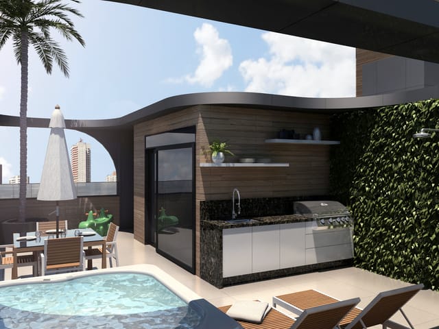 Cobertura / Penthouse 2 quartos e 1 banheiro, à venda, no bairro Bancários em João Pessoa