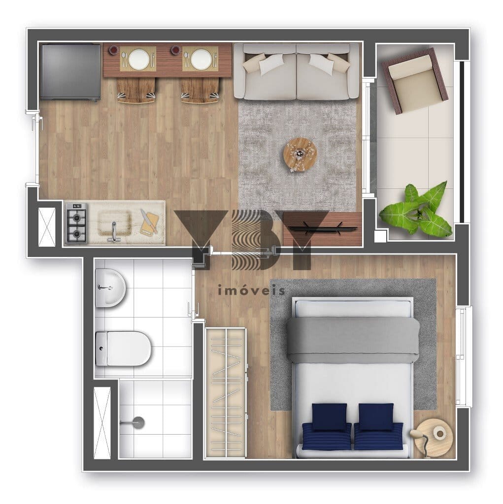 Apartamento, 1 quarto, 24 m² - Foto 24