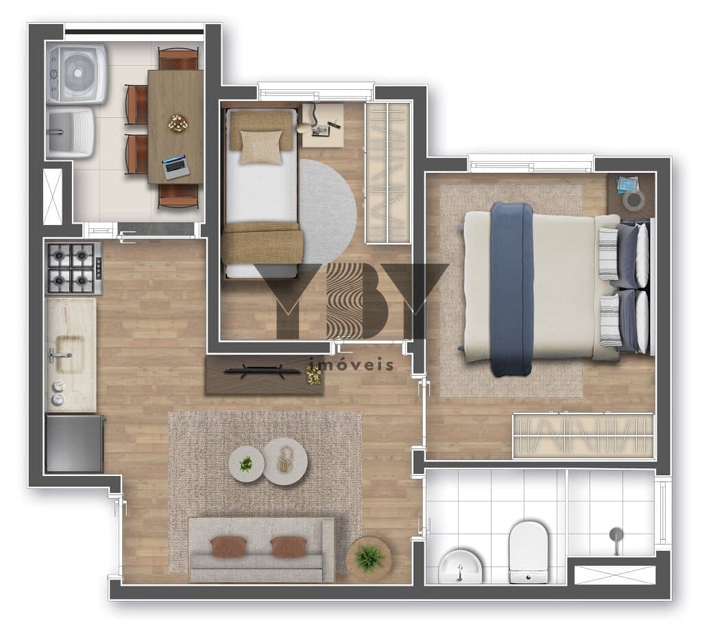 Apartamento, 1 quarto, 24 m² - Foto 26