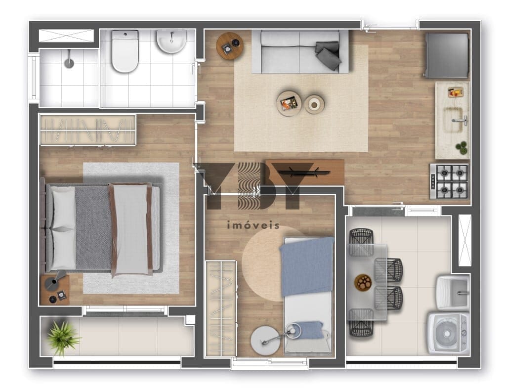 Apartamento, 1 quarto, 24 m² - Foto 28