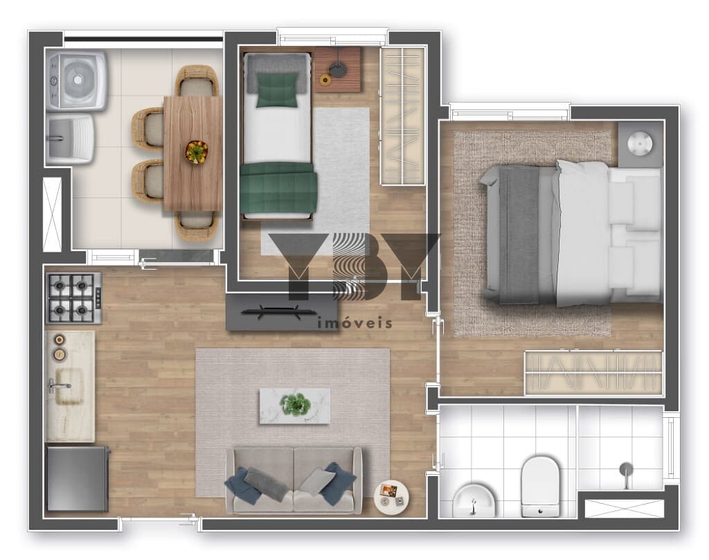 Apartamento, 1 quarto, 33 m² - Foto 27
