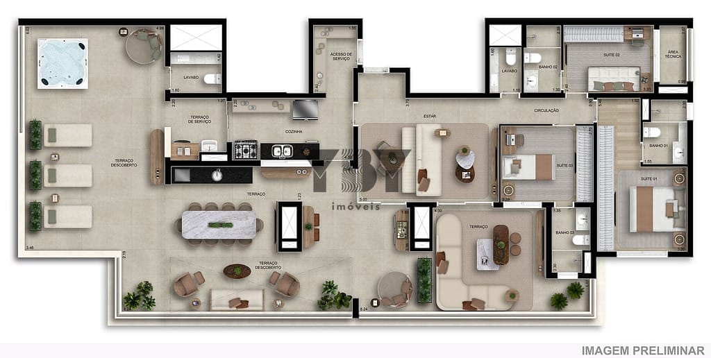 Apartamento, 2 quartos, 80 m² - Foto 43