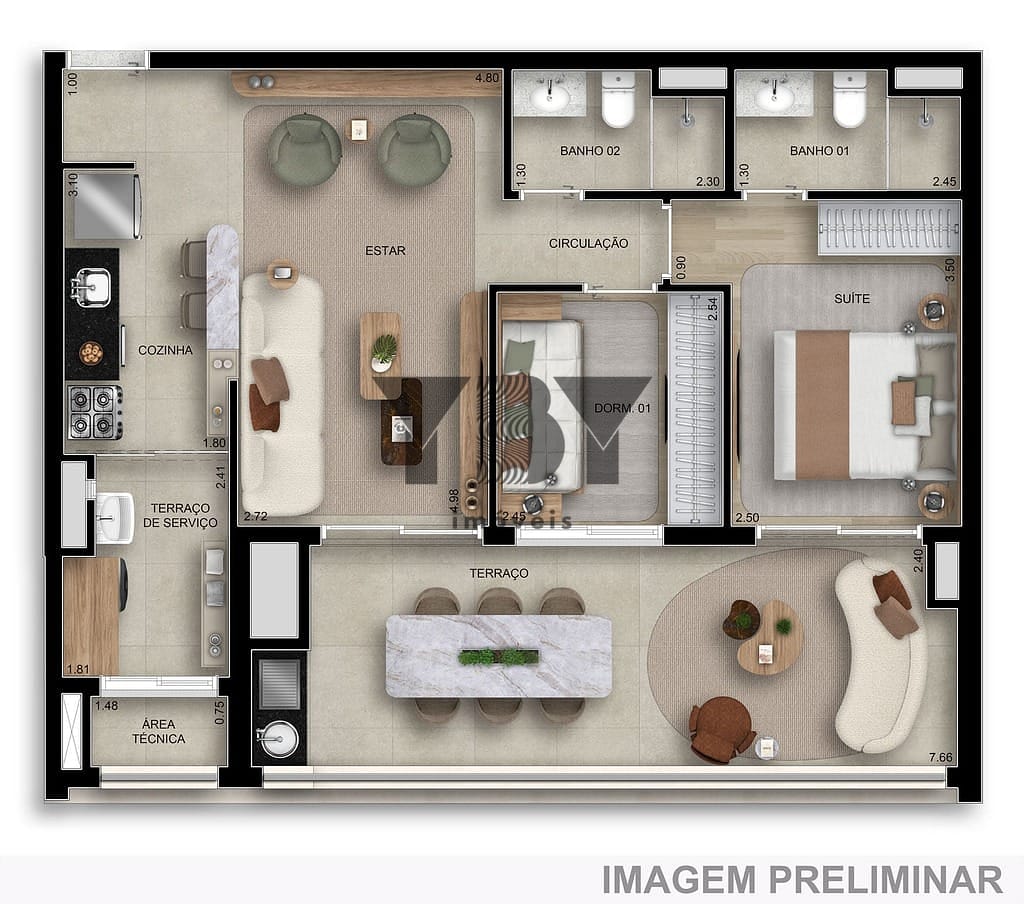 Apartamento, 3 quartos, 106 m² - Foto 38