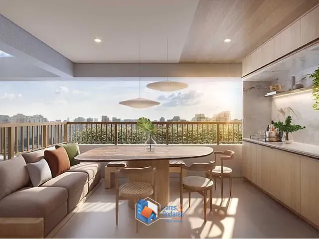 Apartamento 2 quartos e 3 banheiros, à venda, no bairro Indianópolis em São Paulo