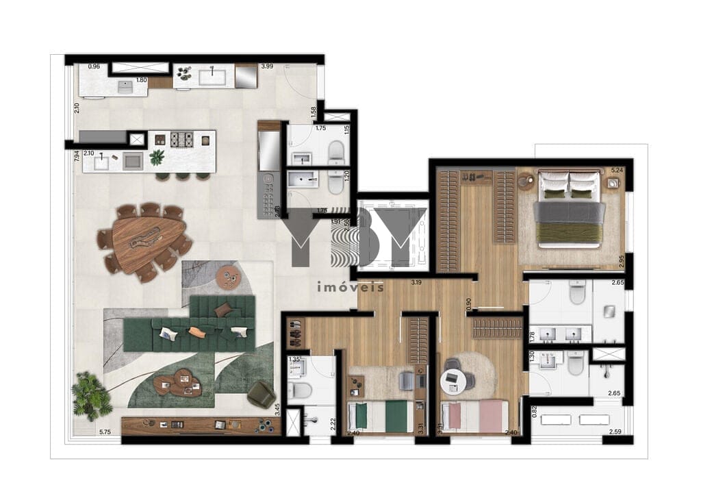 Cobertura à venda com 3 quartos, 276m² - Foto 17
