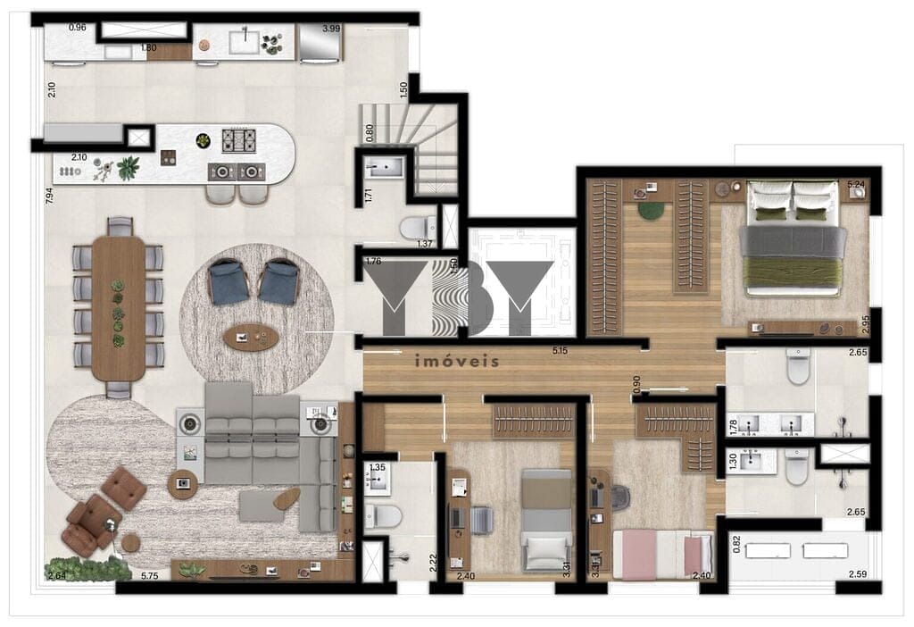 Cobertura à venda com 3 quartos, 276m² - Foto 21