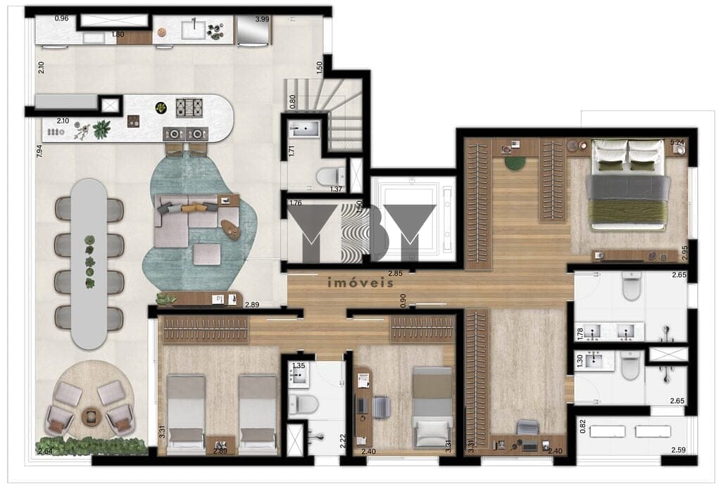 Cobertura à venda com 3 quartos, 276m² - Foto 22