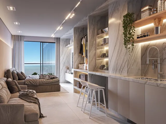 Studio 1 quarto e 1 banheiro, à venda, no bairro Jardim Oceania em João Pessoa