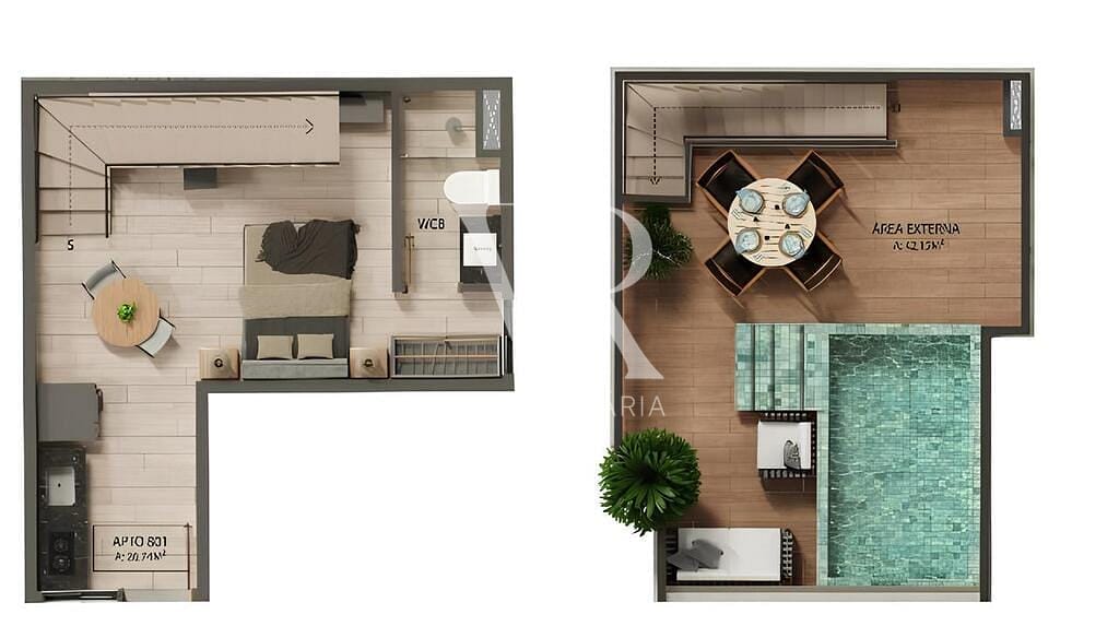 Cobertura à venda com 1 quarto, 65m² - Foto 32
