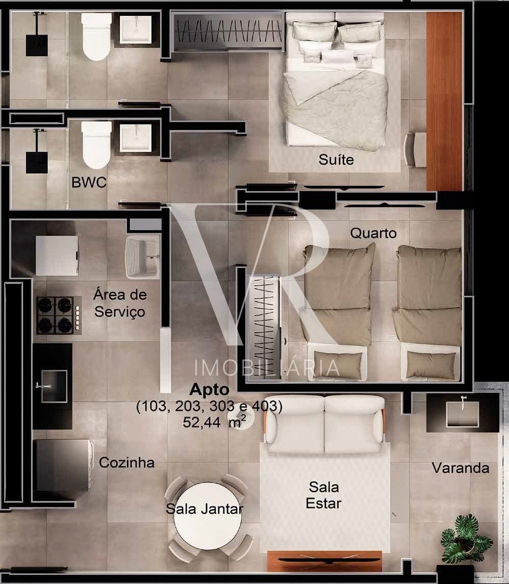 Apartamento à venda com 2 quartos, 54m² - Foto 14