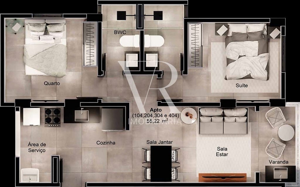 Apartamento à venda com 2 quartos, 54m² - Foto 15