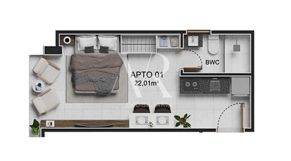 Apartamento à venda com 2 quartos, 60m² - Foto 15