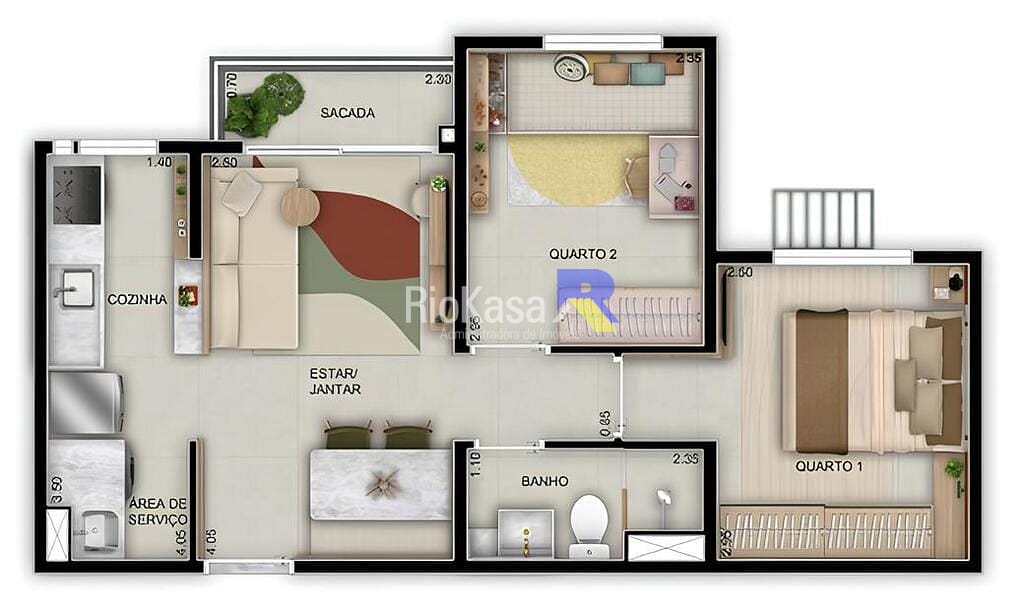 Apartamento, 3 quartos, 61 m² - Foto 17