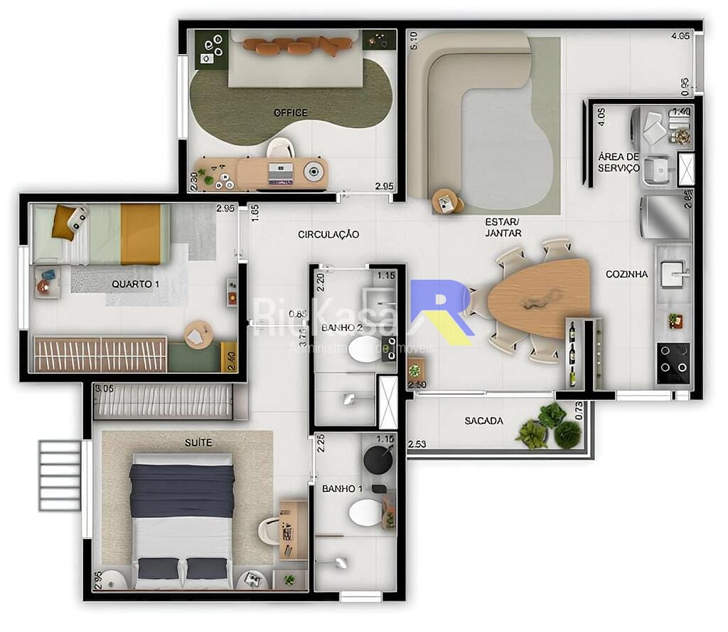 Apartamento, 3 quartos, 61 m² - Foto 18